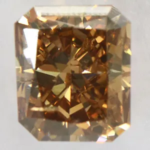 Radiant Cut Diamond Natural Fancy Brown Color Loose 1.04 Carat SI2 IGI Certified - Picture 1 of 6