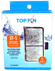 New Top Fin EF-S Small Element Filter  Cartridges - 6 Count - Picture 1 of 4