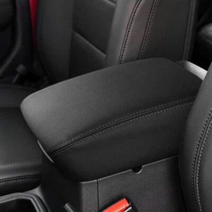 Leather Center Console Lid Armrest Cover Fits JEEP Wrangler JL JLU  2018-2024 - Picture 1 of 12