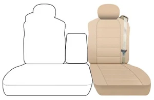 Sand seat covers Fits 2001-2003 Ford F150 40 driver -60 passenger or console - Bild 1 von 13