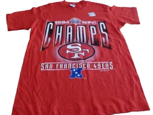 Vintage San Francisco 49ers 1994 NFC Superbowl Champions Medium rotes T-Shirt hergestellt in den USA - Bild 1 von 5