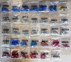 Assorted Ring Terminals / Spade Terminals / Connectors / 34 Packages - Picture 1 of 5