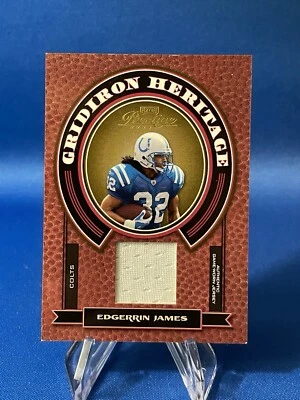 2004 Playoff Prestige Gridiron Heritage Jerseys #GH9 Edgerrin James - Image 1 of 2