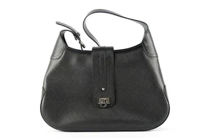 unused Ferragamo Gancini Hardware Shoulder Bag One Shoulder Saffiano Leather KD - Picture 1 of 9