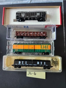 N SCALE 4 CHICAGO AREA:  C&NW  114759, DT&I COIL CAR  AND 2 EJ e NMBDS ????  - Picture 1 of 1