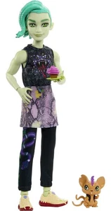 Deuce Gorgon Bambola in Look Firmato con Giacca Serpente Denim e Accessori, Pe... - Foto 1 di 6