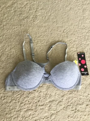 JOE  BOXER Padded  Underwire Bra Razorback Gray Size 34A New - Image 1 of 4