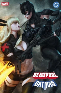 MARVEL/DC: DEADPOOL/BATMAN #1 ART GERM - Picture 1 of 1