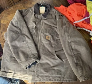 Brown Carhartt Detroit With Pockets 2XL - Picture 1 of 6