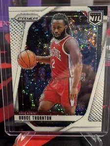 2025 Panini NIL Ohio State - White Sparkle Prizm #13 Bruce Thornton Rookie SSP - Picture 1 of 2