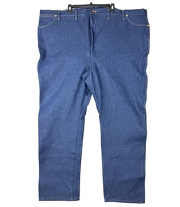 Vintage Wrangler Jeans Men's 54 x 32 Blue Cowboy Cut 13MWZ 90's Denim - Picture 1 of 11
