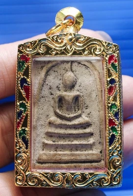 Phra Somdej, Talismán, Tailandés, Antiguo, Buda, LP Toh, Raro, Colgante, Amuleto, Bendito Foto 1 de 4