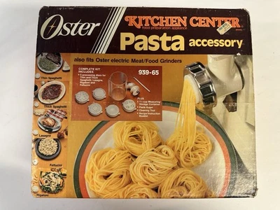 Vintage 1983 OSTER Kitchen Center Pasta Accessory #939-65 New In Box - Image 1 of 4