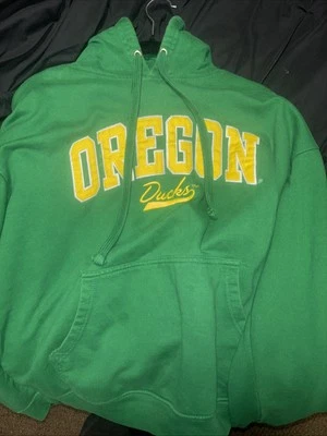 MENS SMALL OREGON DUCKS HOODIE - Image 1 of 4