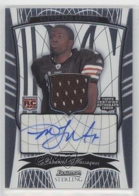 2009 Bowman Sterling Memorabilia Mohamed Massaquoi (Autographed) Rookie Auto RC - Image 1 of 2
