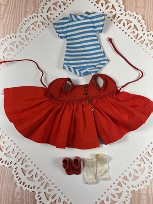 "Traje Betsy McCall vintage de los años 50 de 8"" solo sin muñeca" Foto 1 de 4