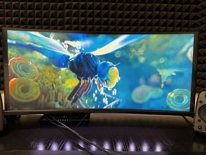 Acer Predator Gaming X34 Curved 34" UltraWide Computer Monitor Nvidia G Sync - Picture 1 of 7