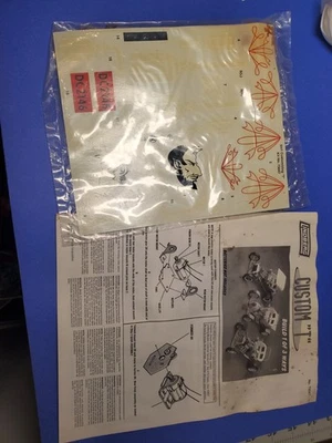 Lindberg custom t 1/8 instructions decals electrical - Image 1 of 2