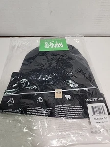 100% Merinowolle Cuff Beanie - Herren & Damen warme Wintermütze - Rodel schwarz - Bild 1 von 6