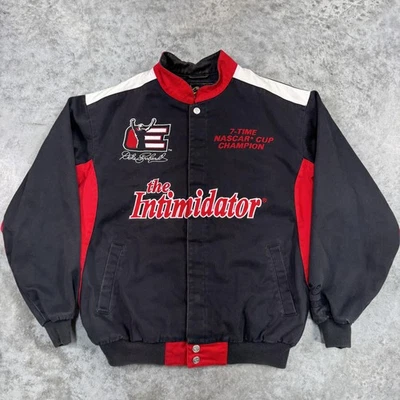 Vintage Dale Earnhardt Jacket Mens Medium Intimidator NASCAR Racing 90s - Image 1 of 4