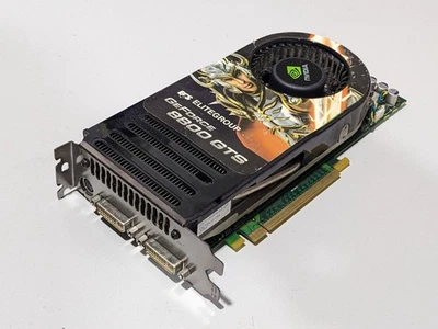 ECS GeForce 8800 GTS N8800GTS-320MX 320MB GDDR3 PCI Express x16 Graphics Card - Image 1 of 3