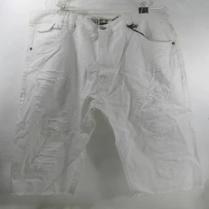 NEW Smoke Rise cotton TORN TWILL SHORTS WHITE MEN size 42 - Picture 1 of 3