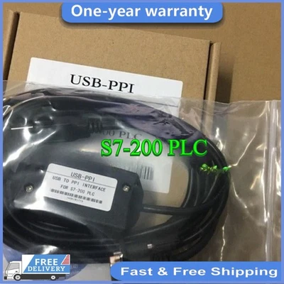 S7-200 PLC New PLC programming cable USB-PPI USB TO PPI INTERFACE for SIEMENS - Image 1 of 4