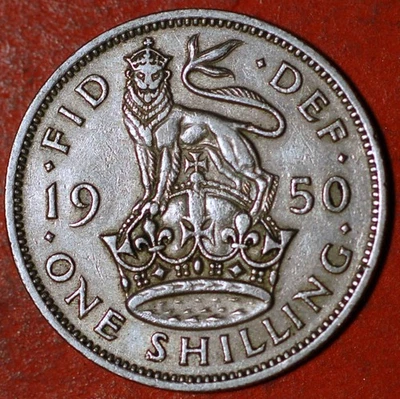 Great Britain Shilling 1950 George VI KM# 876 - Image 1 of 2