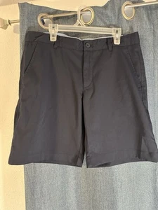 TOMMY HILFIGER Size 14 Boys Blue Zip Fly Pockets Husky Shorts - Picture 1 of 8