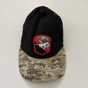 Rare Calgary CFL Hat New Era Trucker Cap Stampeders Rivalry Digi Camo Canada OFA - Picture 1 of 8
