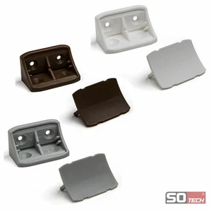 Eckverbinder Eckwinkel Korpusverbinder Möbel Verbinder 44 mm Kunststoff SOTECH - Bild 1 von 15