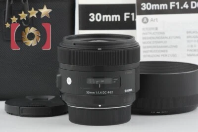 Near Mint!! Sigma Art 30mm f/1.4 DC HSM for Nikon w/ Box - Image 1 of 4