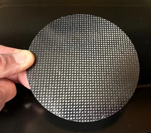 Carbon Fiber Discs, 0.070" thick and ~ 5" diameter with 4.5" usable area. - Picture 1 of 3