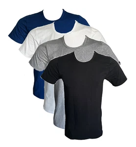 Kumpf Herren T-Shirt Kurzarm Blau Weiß Grau Schwarz Baumwolle Gr. S M L XL 2XL - Picture 1 of 5