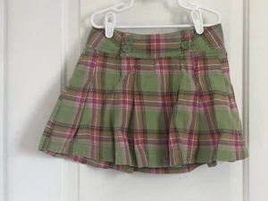 Mini Boden girls 10-12 multi color plaid skirt - Picture 1 of 4