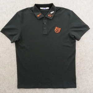 Camisa Polo Jaspal x Andre Para Hombre Extra Grande Negra Piqué Manga Corta - Imagen 1 de 12