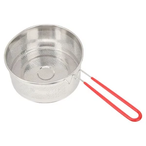 Home Round Deep Fryer Basket 304 Stainless Steel Fry Baskets With Handle Larg YA - Picture 1 of 12