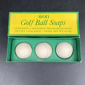 Vintage 70s Avon White Golf Ball Hand Spicy Fragranced Soap Bath Vanity Decor - Bild 1 von 8