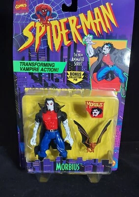 Figura de colección 1995 MOC Morbius Toy Biz Spider Man serie animada MARVEL horror Foto 1 de 4
