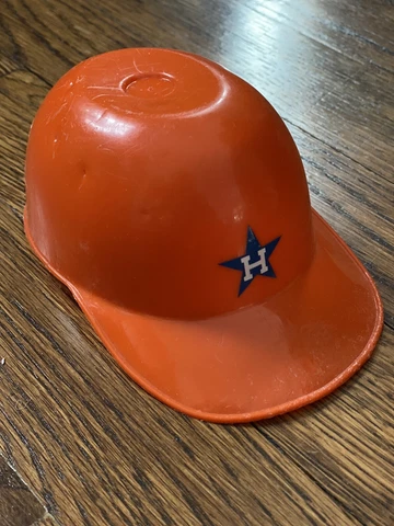 Vintage Houston Astros Logo Ice Cream Mini Baseball Batting Helmet Dairy Queen Cover