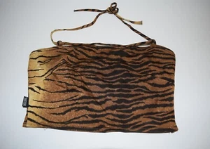 Moschino 90's Tiger Animal Print Sexy Crop Top Bustier I 40 US 6 Made In Italy - Picture 1 of 13
