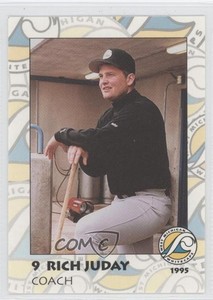 1995 Blue Cross/Blue Shield West Michigan Whitecaps Rich Juday #9