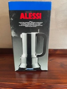 Alessi caffettiera espresso 9090 3 tazze Design Richard Sapper nuova - Foto 1 di 4