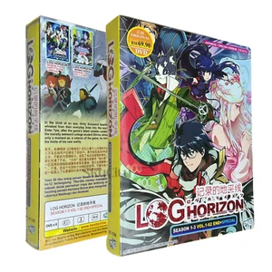 LOG Horizon Complete Series Season 1+2+3 (1-62 End) +Special (English) Anime DVD - Picture 1 of 12