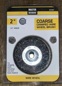 2-Inch Coarse Wire Wheel 1/4” Arbor - Picture 1 of 1