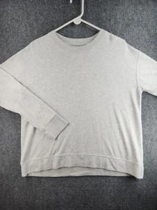Suéter Alice Walk Grande Gris Jaspeado Cuello Redondo Manga Larga Modal Pima Spandex - Imagen 1 de 21