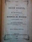 The Irish Legend Or M'donnell Archibald M'sparran  First American Edition  1846