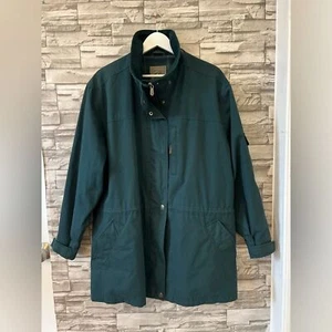 Pacific Trail || Vintage Women’s Green Fleece Waterproof Maxi Coat 2X - Picture 1 of 12