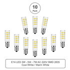 LED Light Bulb E14 3|5|7W Cool&Warm White for Kitchen Range Hood Chimney Fridge