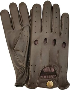 REAL SOFT LEATHER MEN'S TOP QUALITY DRIVING GLOVES STYLISH FASHION D-507 All  - Picture 1 of 16